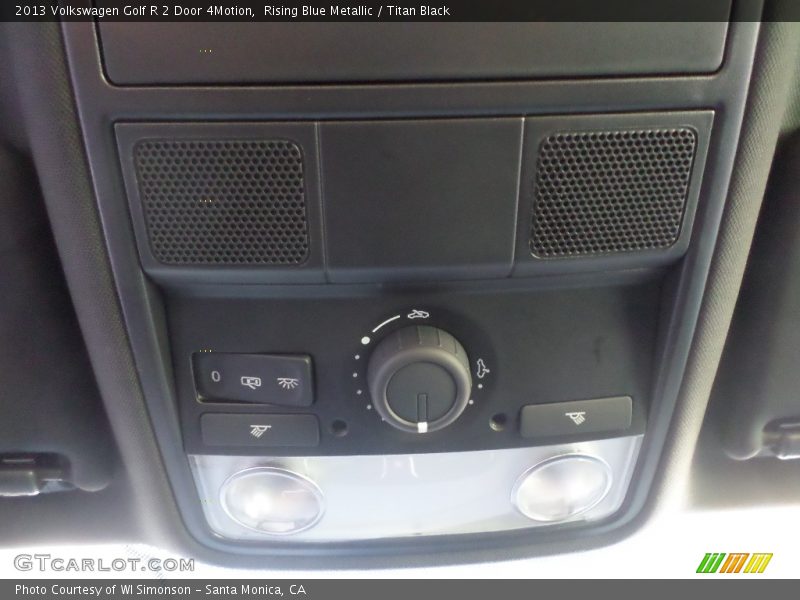Rising Blue Metallic / Titan Black 2013 Volkswagen Golf R 2 Door 4Motion