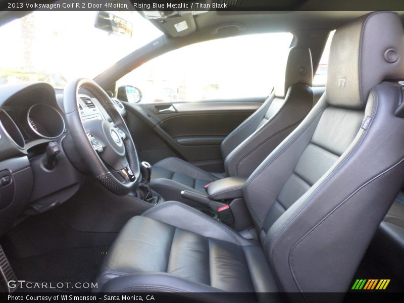 Rising Blue Metallic / Titan Black 2013 Volkswagen Golf R 2 Door 4Motion