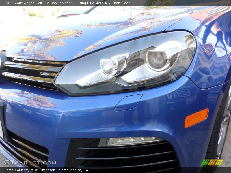 Rising Blue Metallic / Titan Black 2013 Volkswagen Golf R 2 Door 4Motion