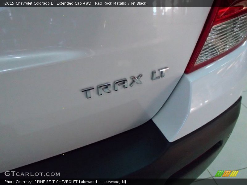 Red Rock Metallic / Jet Black 2015 Chevrolet Colorado LT Extended Cab 4WD