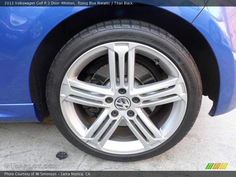 Rising Blue Metallic / Titan Black 2013 Volkswagen Golf R 2 Door 4Motion