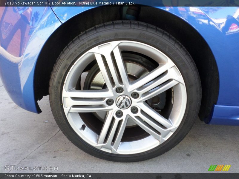 Rising Blue Metallic / Titan Black 2013 Volkswagen Golf R 2 Door 4Motion