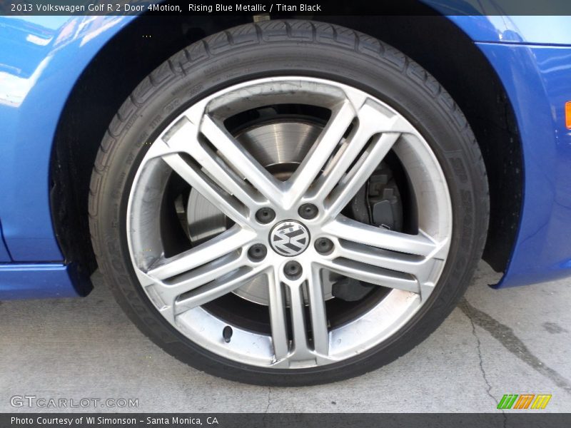 Rising Blue Metallic / Titan Black 2013 Volkswagen Golf R 2 Door 4Motion