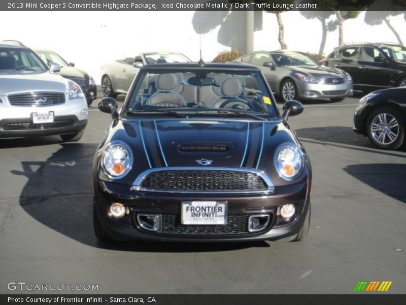 Iced Chocolate Metallic / Dark Truffle Lounge Leather 2013 Mini Cooper S Convertible Highgate Package