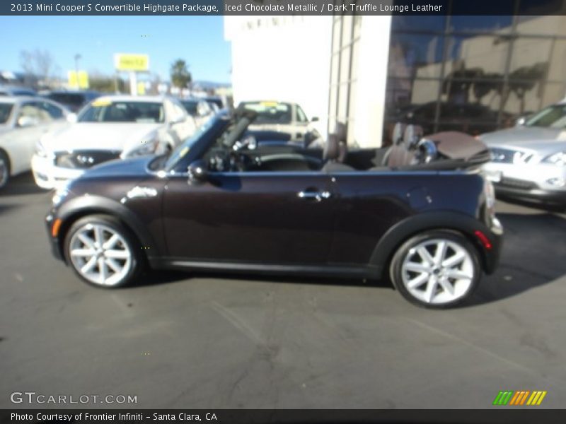 Iced Chocolate Metallic / Dark Truffle Lounge Leather 2013 Mini Cooper S Convertible Highgate Package