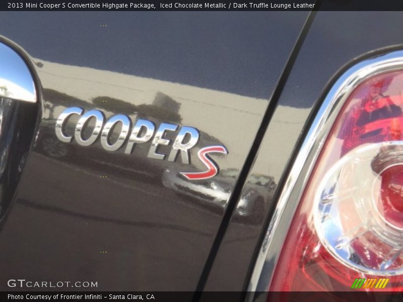 Iced Chocolate Metallic / Dark Truffle Lounge Leather 2013 Mini Cooper S Convertible Highgate Package