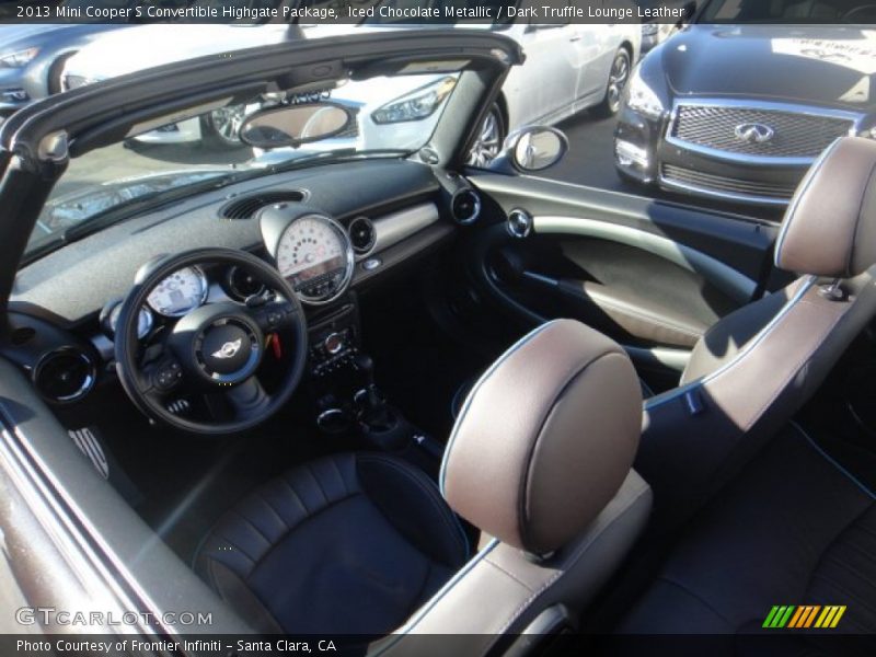 Iced Chocolate Metallic / Dark Truffle Lounge Leather 2013 Mini Cooper S Convertible Highgate Package