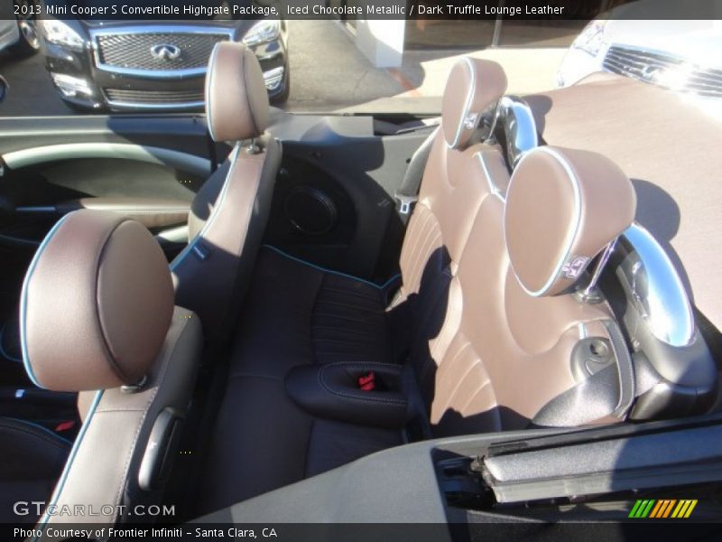 Iced Chocolate Metallic / Dark Truffle Lounge Leather 2013 Mini Cooper S Convertible Highgate Package