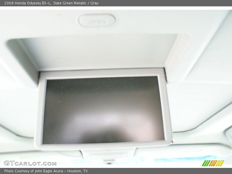 Slate Green Metallic / Gray 2009 Honda Odyssey EX-L