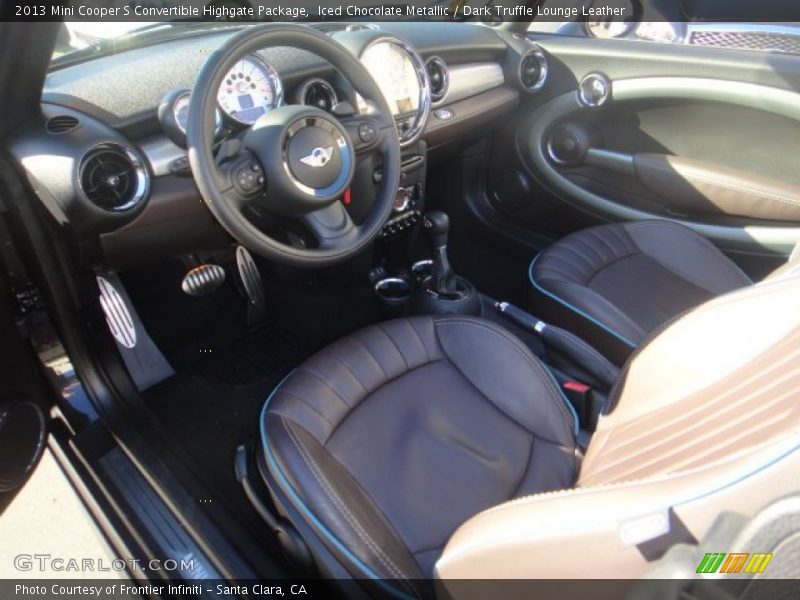 Iced Chocolate Metallic / Dark Truffle Lounge Leather 2013 Mini Cooper S Convertible Highgate Package