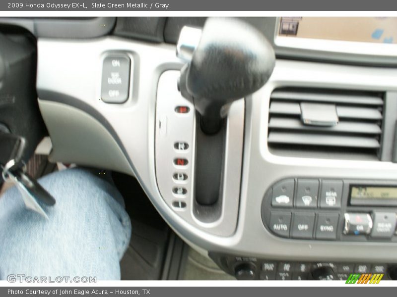Slate Green Metallic / Gray 2009 Honda Odyssey EX-L