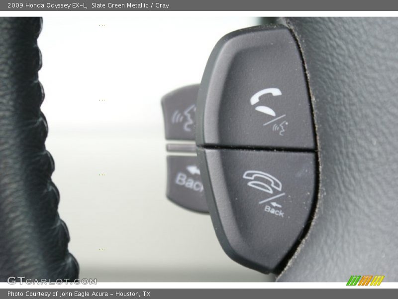 Slate Green Metallic / Gray 2009 Honda Odyssey EX-L