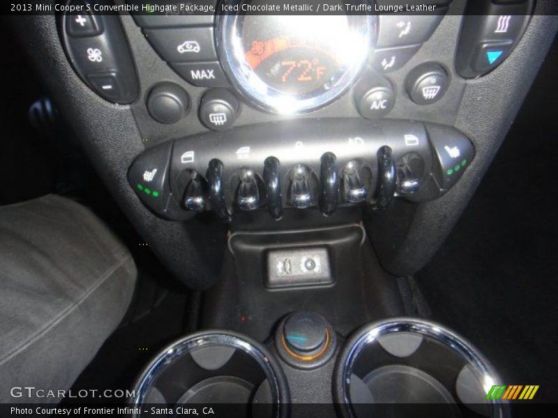 Iced Chocolate Metallic / Dark Truffle Lounge Leather 2013 Mini Cooper S Convertible Highgate Package