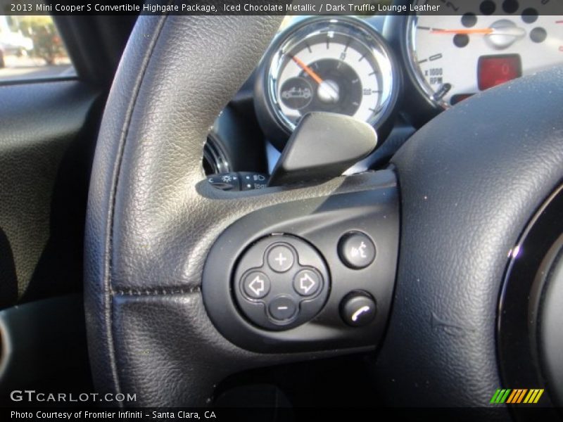 Iced Chocolate Metallic / Dark Truffle Lounge Leather 2013 Mini Cooper S Convertible Highgate Package