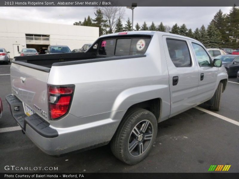 Alabaster Silver Metallic / Black 2013 Honda Ridgeline Sport