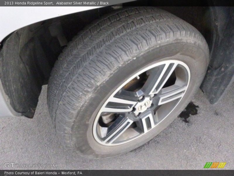 Alabaster Silver Metallic / Black 2013 Honda Ridgeline Sport