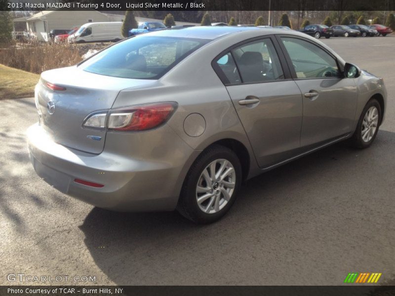 Liquid Silver Metallic / Black 2013 Mazda MAZDA3 i Touring 4 Door