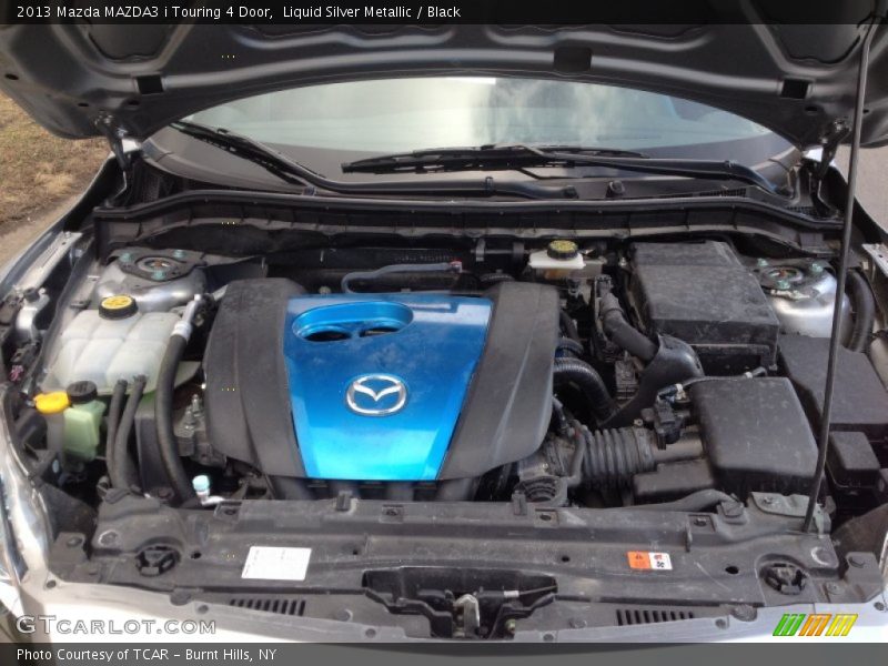 Liquid Silver Metallic / Black 2013 Mazda MAZDA3 i Touring 4 Door