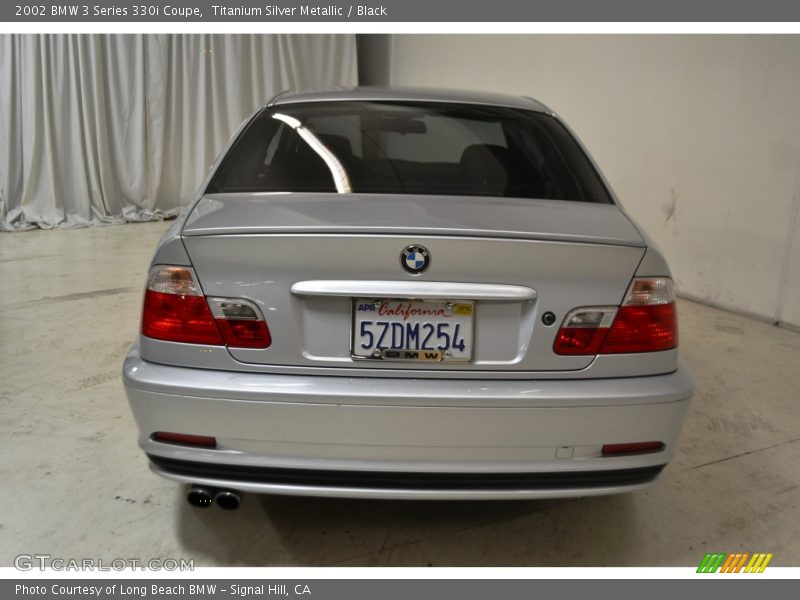 Titanium Silver Metallic / Black 2002 BMW 3 Series 330i Coupe
