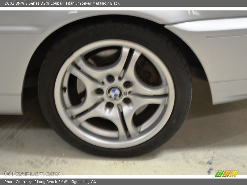 Titanium Silver Metallic / Black 2002 BMW 3 Series 330i Coupe
