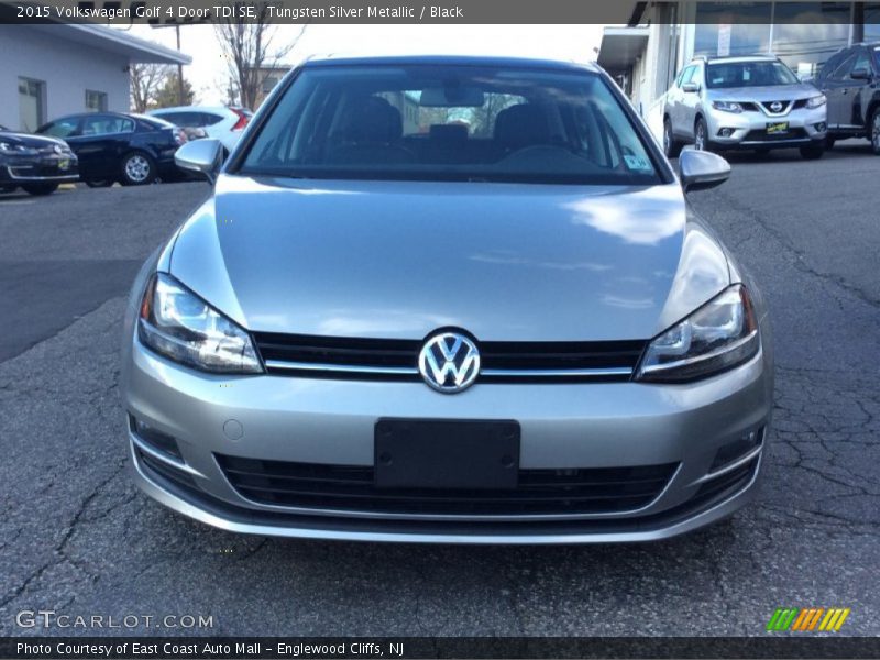 Tungsten Silver Metallic / Black 2015 Volkswagen Golf 4 Door TDI SE