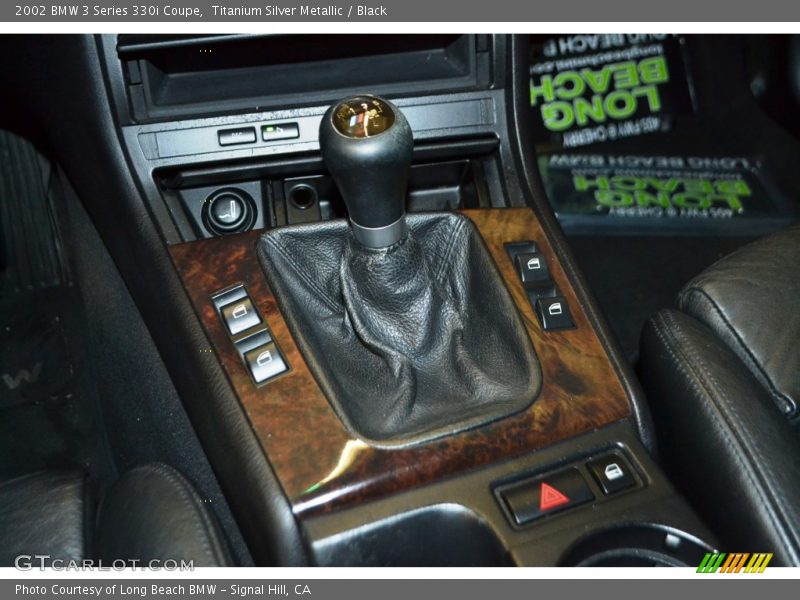 Titanium Silver Metallic / Black 2002 BMW 3 Series 330i Coupe