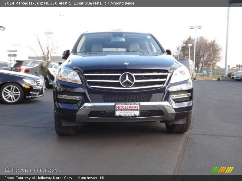 Lunar Blue Metallic / Almond Beige 2014 Mercedes-Benz ML 350 4Matic