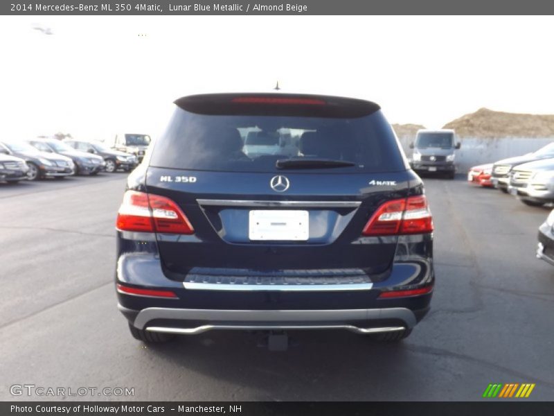 Lunar Blue Metallic / Almond Beige 2014 Mercedes-Benz ML 350 4Matic