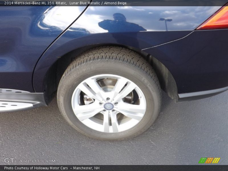 Lunar Blue Metallic / Almond Beige 2014 Mercedes-Benz ML 350 4Matic