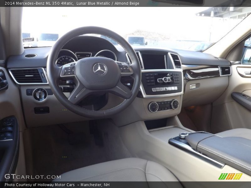 Lunar Blue Metallic / Almond Beige 2014 Mercedes-Benz ML 350 4Matic