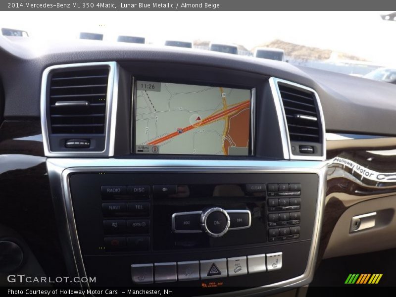 Lunar Blue Metallic / Almond Beige 2014 Mercedes-Benz ML 350 4Matic