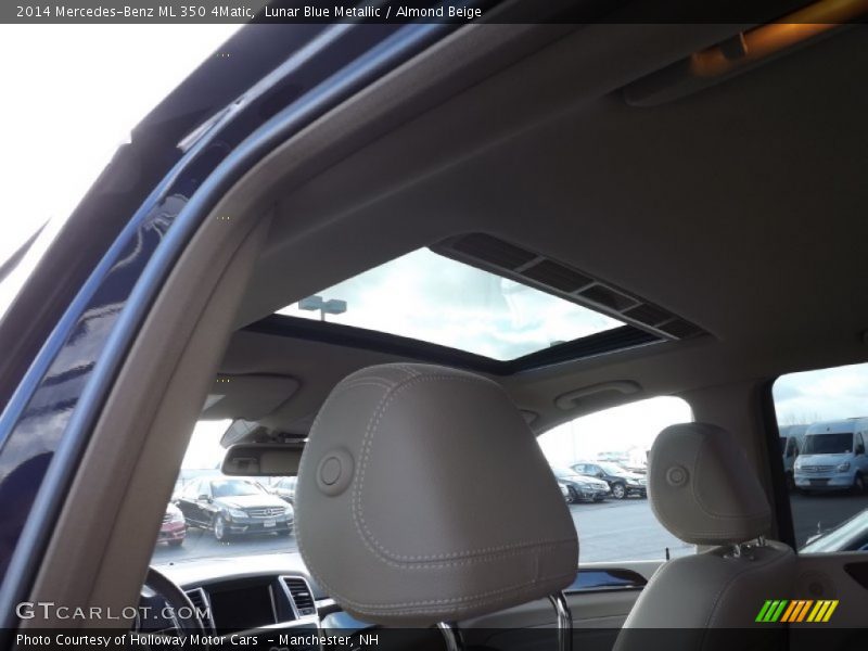 Lunar Blue Metallic / Almond Beige 2014 Mercedes-Benz ML 350 4Matic
