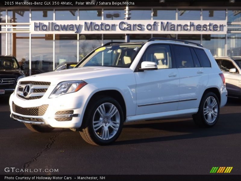 Polar White / Sahara Beige/Mocha 2015 Mercedes-Benz GLK 350 4Matic