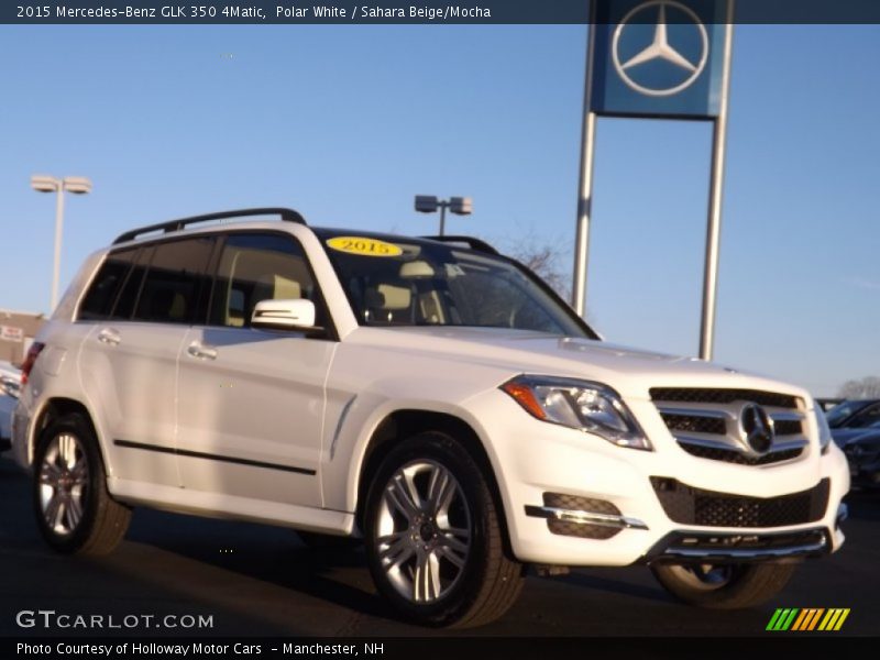 Polar White / Sahara Beige/Mocha 2015 Mercedes-Benz GLK 350 4Matic