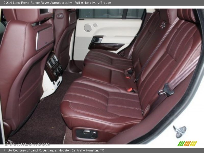 Rear Seat of 2014 Range Rover Autobiography