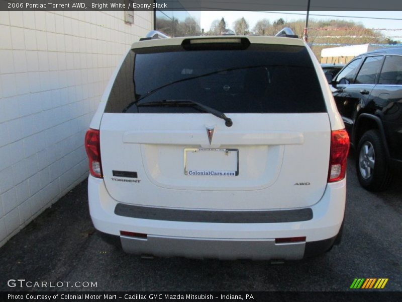 Bright White / Ebony Black 2006 Pontiac Torrent AWD