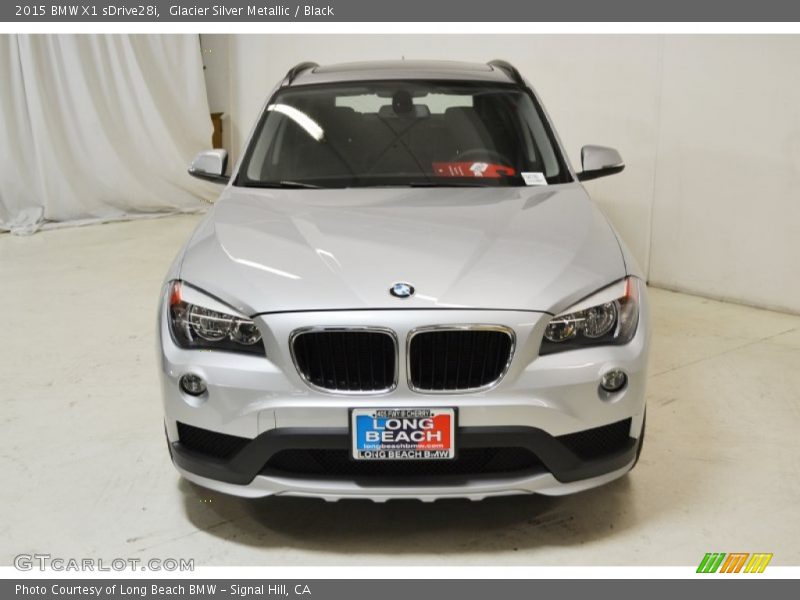 Glacier Silver Metallic / Black 2015 BMW X1 sDrive28i