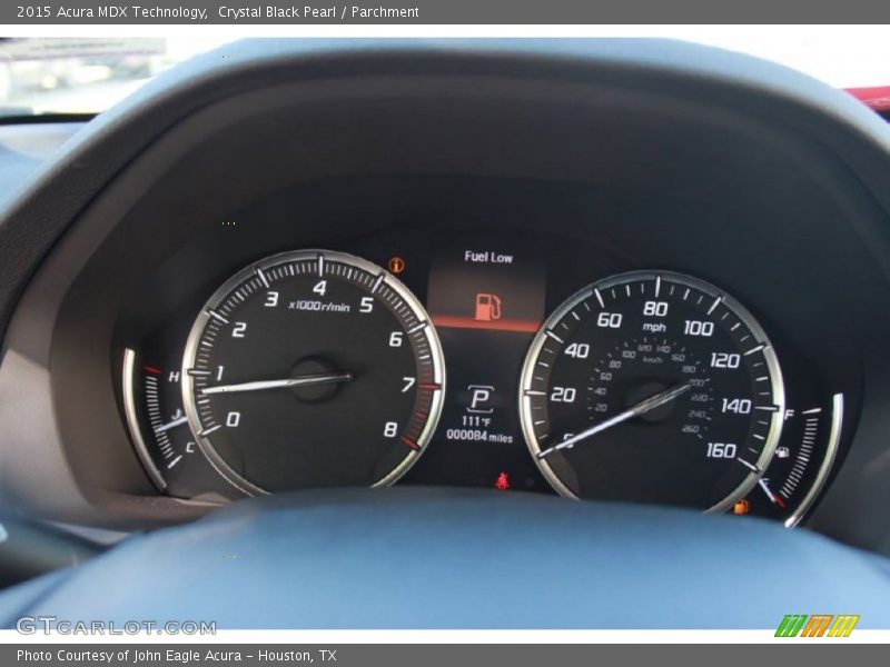 Crystal Black Pearl / Parchment 2015 Acura MDX Technology