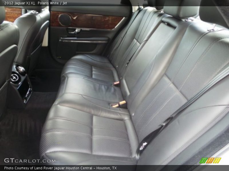 Polaris White / Jet 2012 Jaguar XJ XJ