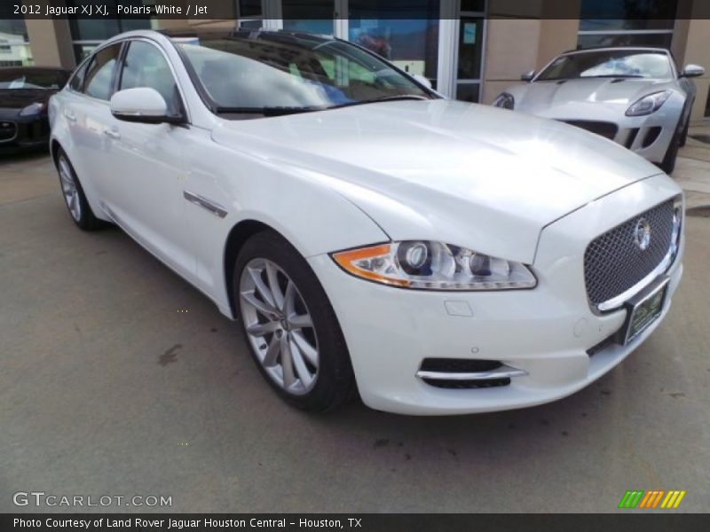 Polaris White / Jet 2012 Jaguar XJ XJ