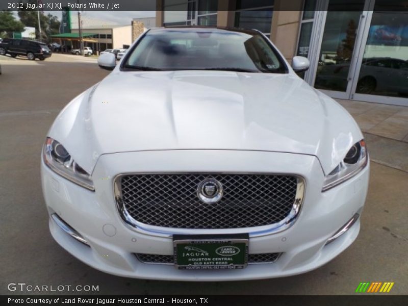 Polaris White / Jet 2012 Jaguar XJ XJ