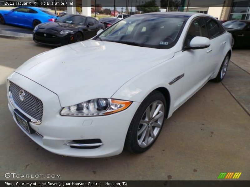 Polaris White / Jet 2012 Jaguar XJ XJ