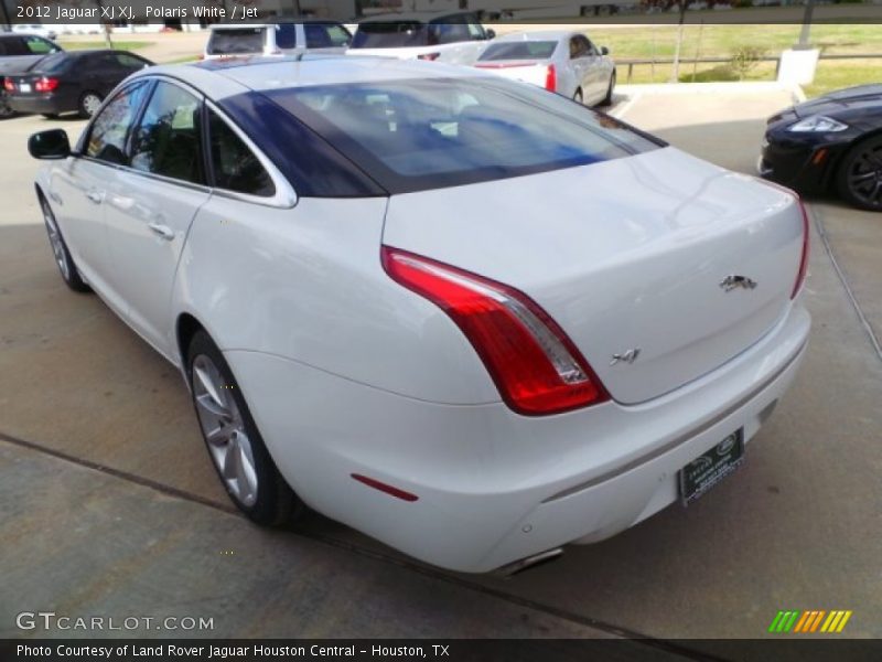 Polaris White / Jet 2012 Jaguar XJ XJ