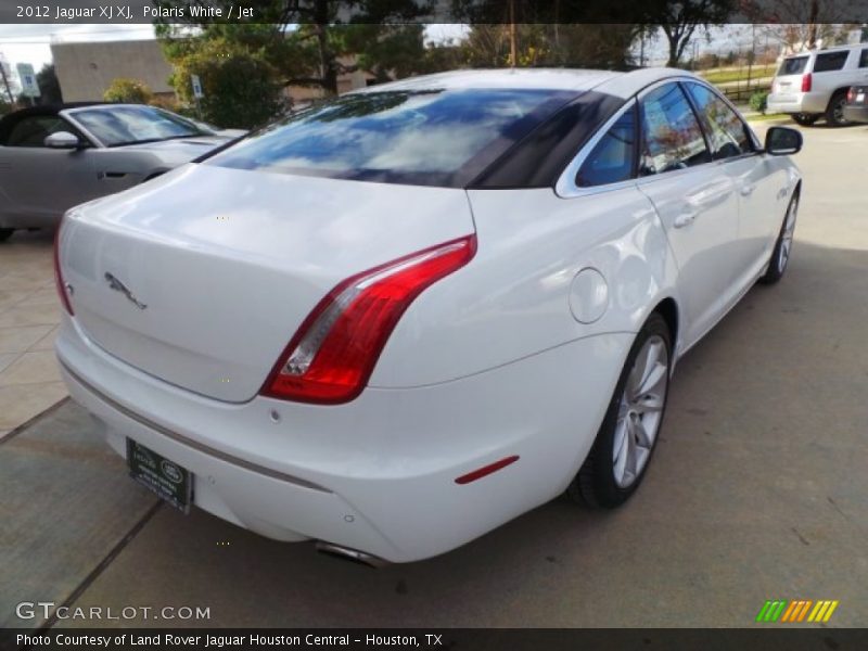 Polaris White / Jet 2012 Jaguar XJ XJ