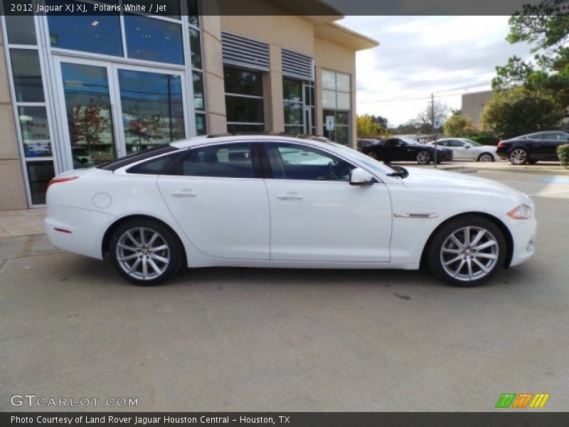 Polaris White / Jet 2012 Jaguar XJ XJ