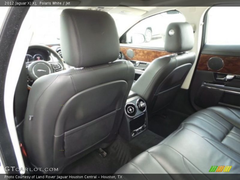 Polaris White / Jet 2012 Jaguar XJ XJ