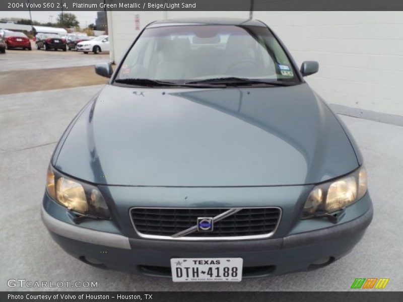 Platinum Green Metallic / Beige/Light Sand 2004 Volvo S60 2.4