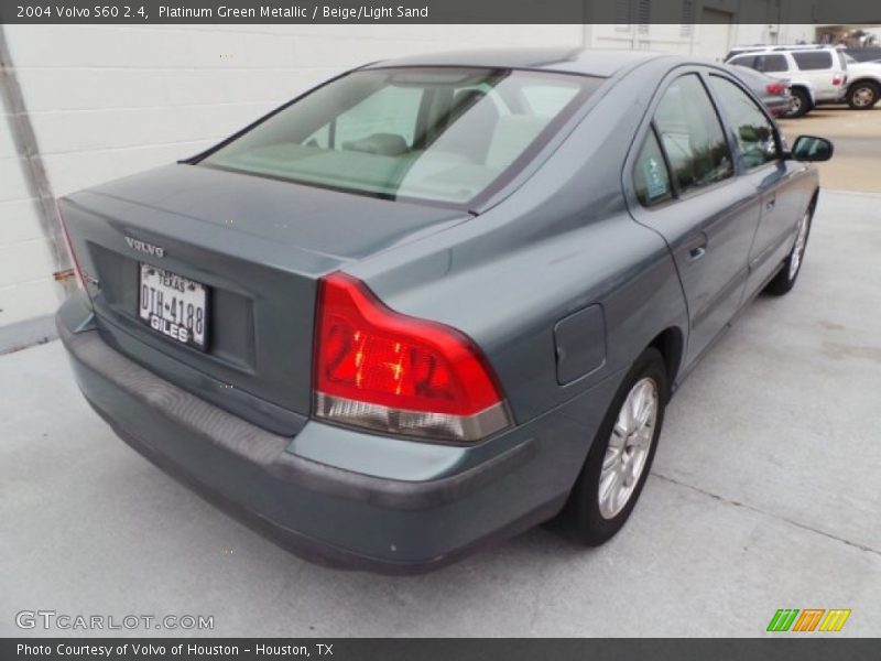 Platinum Green Metallic / Beige/Light Sand 2004 Volvo S60 2.4