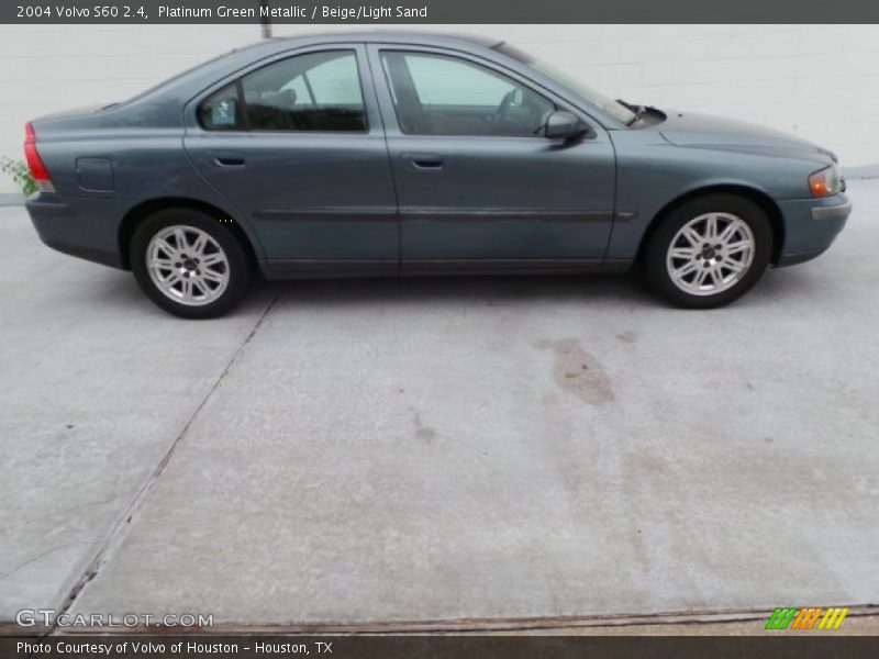 Platinum Green Metallic / Beige/Light Sand 2004 Volvo S60 2.4