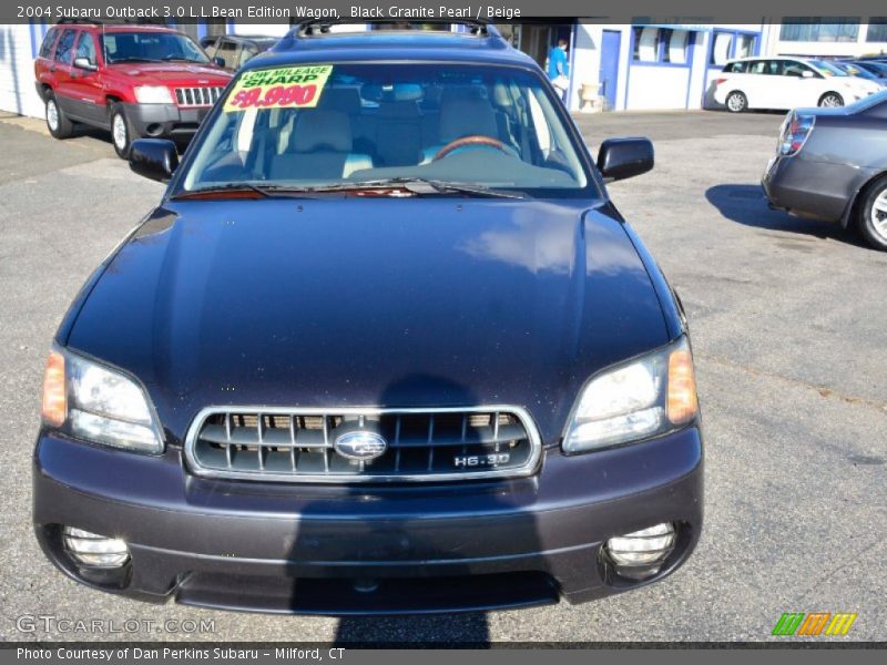 Black Granite Pearl / Beige 2004 Subaru Outback 3.0 L.L.Bean Edition Wagon